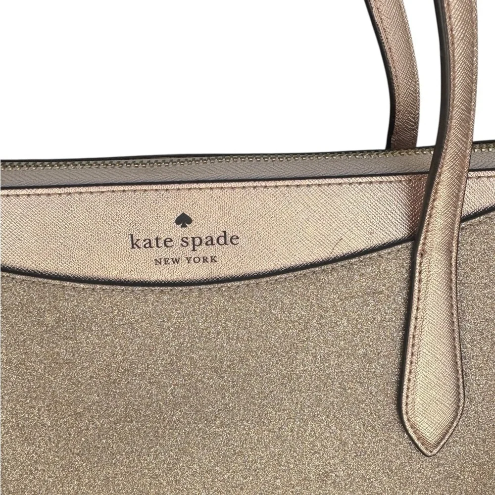 Kate Spade Joley Glittery Large Zipper Tote